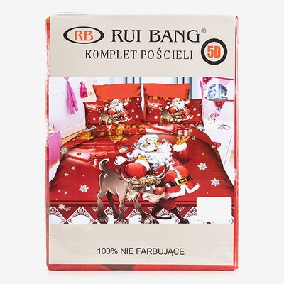 Christmas bedding with santa claus 160x200 - Bed sheets