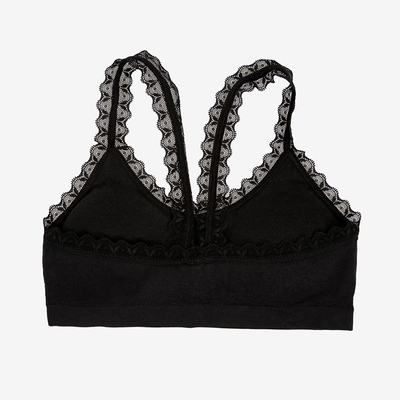 Girls 'black elastic bra - Underwear