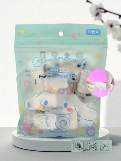 Cotton towels in capsules 20 pcs.