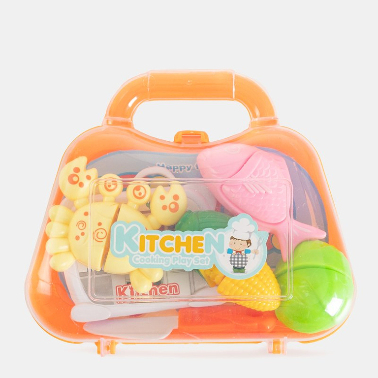 Оранжевый детский набор для нарезки