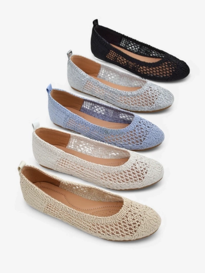 Royalfashion Sieviešu perforētās ballerinas Annete