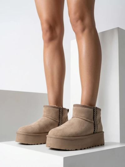 Royalfashion Short boots women's snow boots style Haluzi