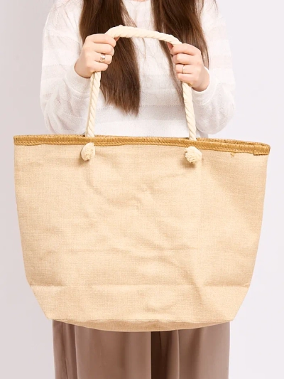 Royalfashion Large fabric bag with print