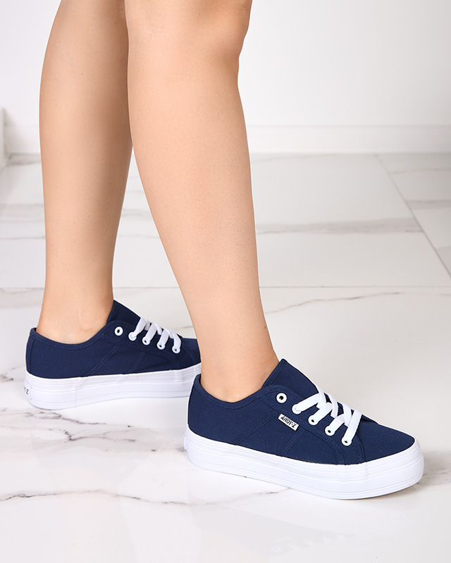 Navy blue women's sneakers Colanti - Footwear