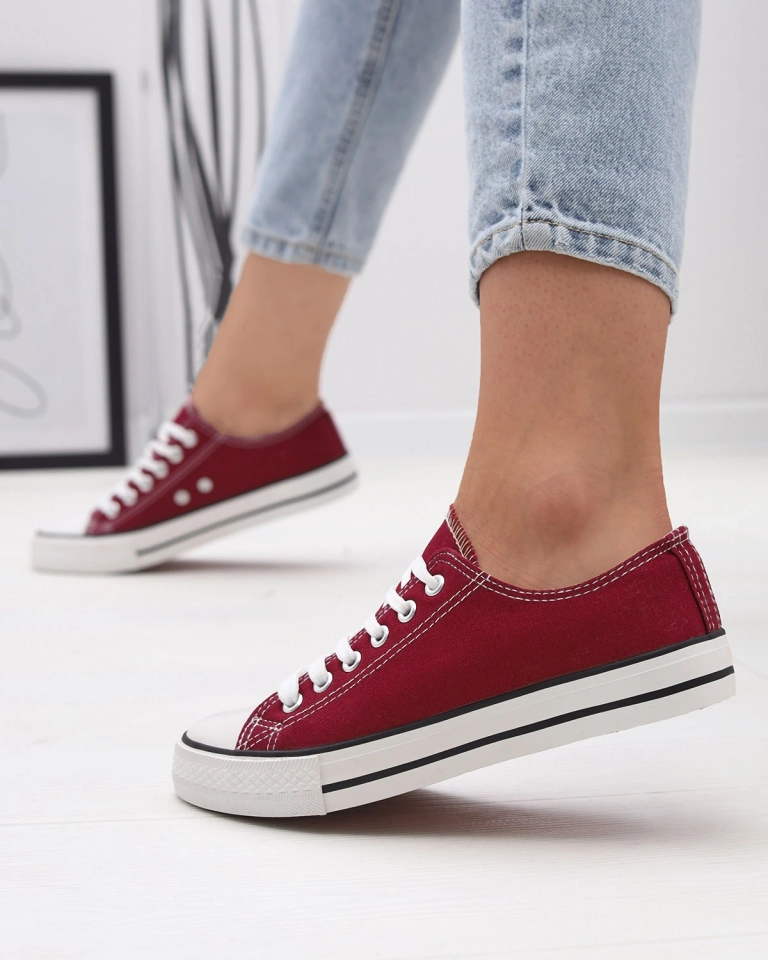 Maroon Portabella Women's Sneakers - Footwear