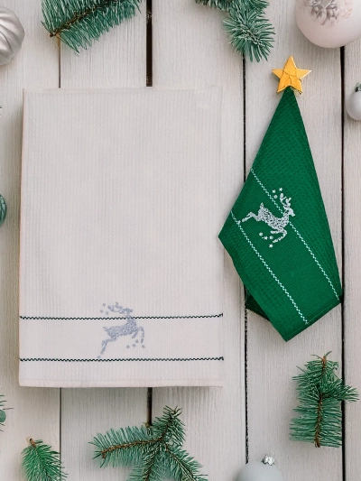 Karaliskās modes svētku dvielis Laimīgu Jauno gadu