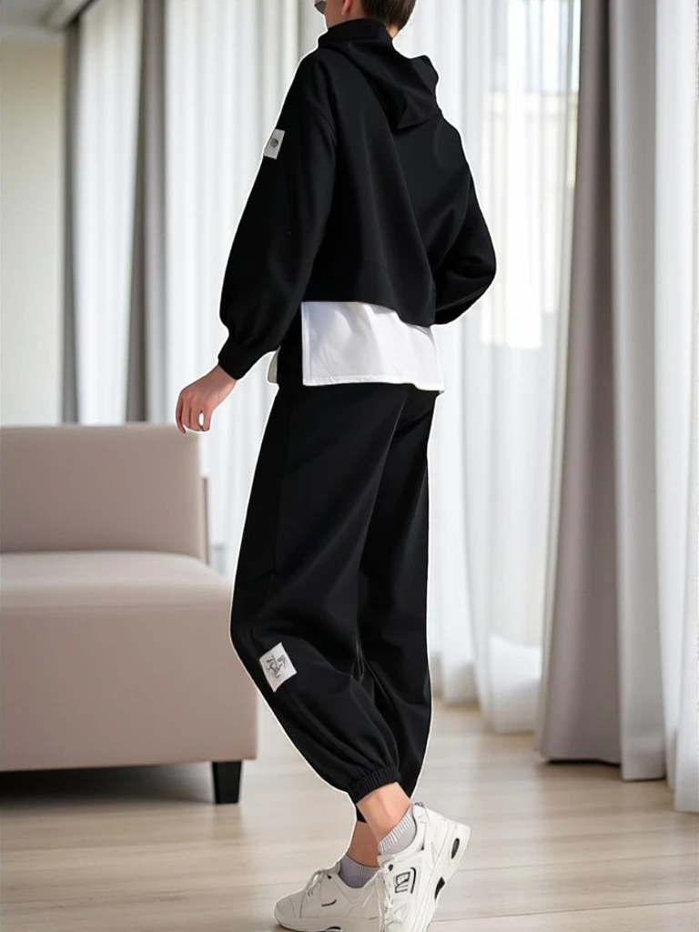 Royalfashion Women's cotton set with a shirt insert