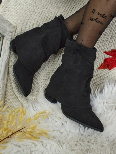 Women's ankle boots with a closed upper Moonly