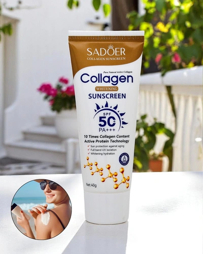 Sadoer saules aizsardzības krēms SPF 50 ar kolagēnu
