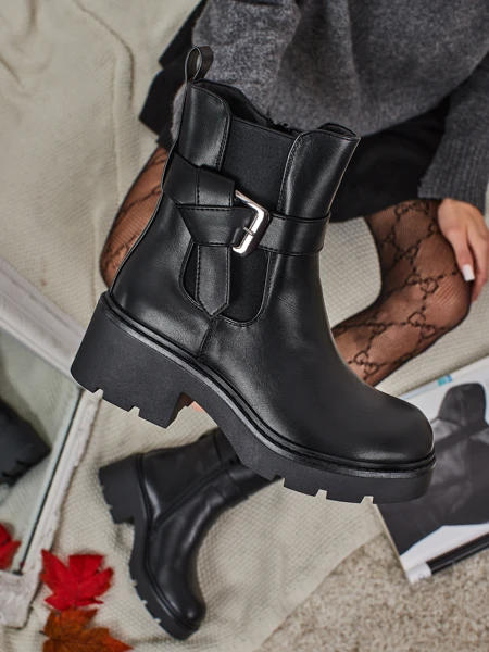 Velri Eco-Leather Women's Ankle Boots