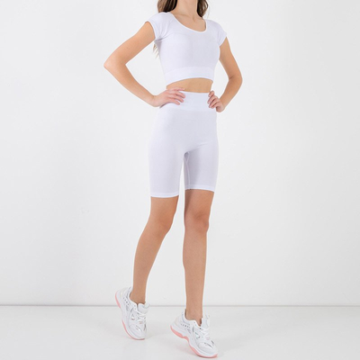 Women's white sports set - Clothing