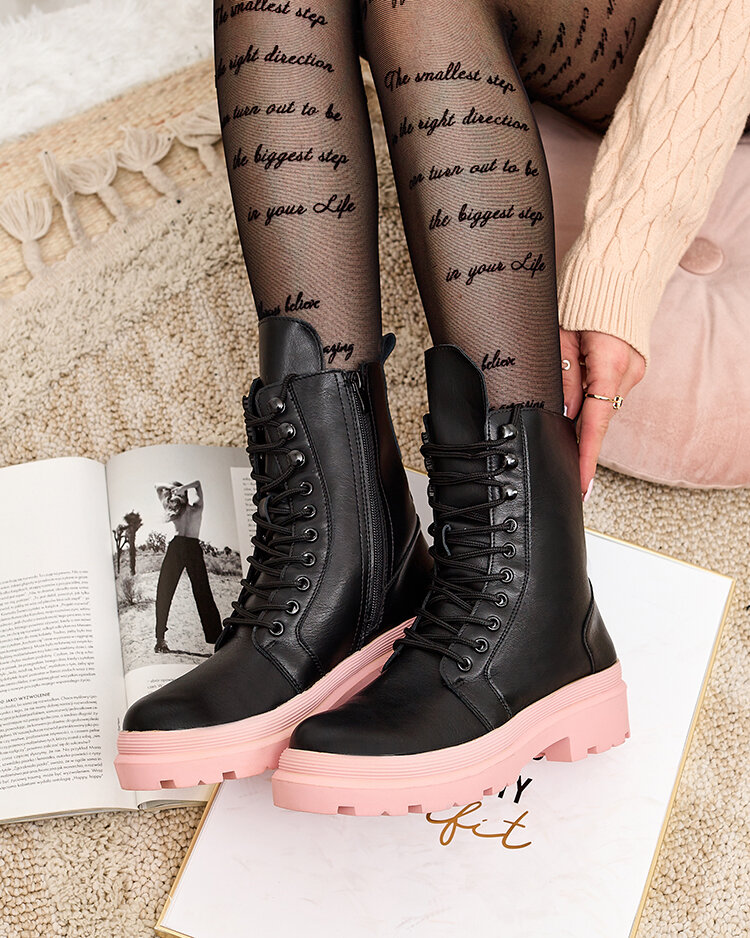 Royalfashion Eco leather women's bagger boots Vederme