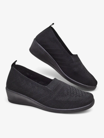 Royalfashion Women's loafers on a low wedge Epoles