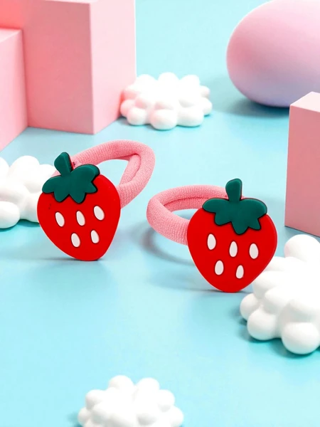 Royalfashion Hair ties with a fruit motif Fruity Bloom