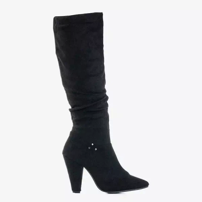 OUTLET Black boots with a triangular heel Virelo - Shoes