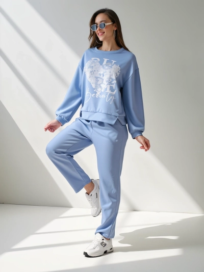 Royalfashion Women's viscose set with print