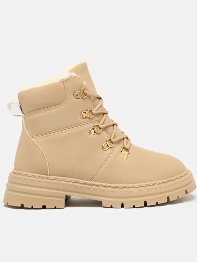 Royalfashion Beige women's Develier trappers