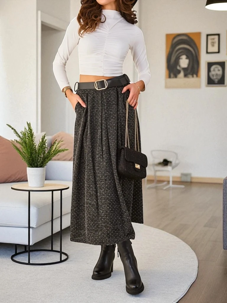 Женская миди-юбка Royalfashion