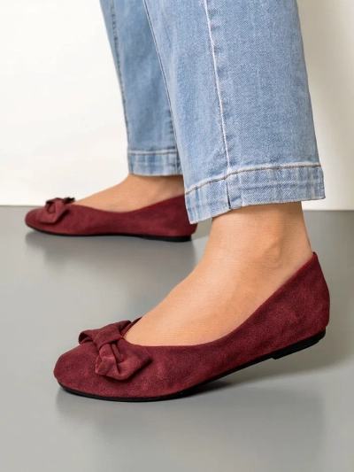 Royalfashion Sieviešu baleta kurpes ar lentīti Abroes