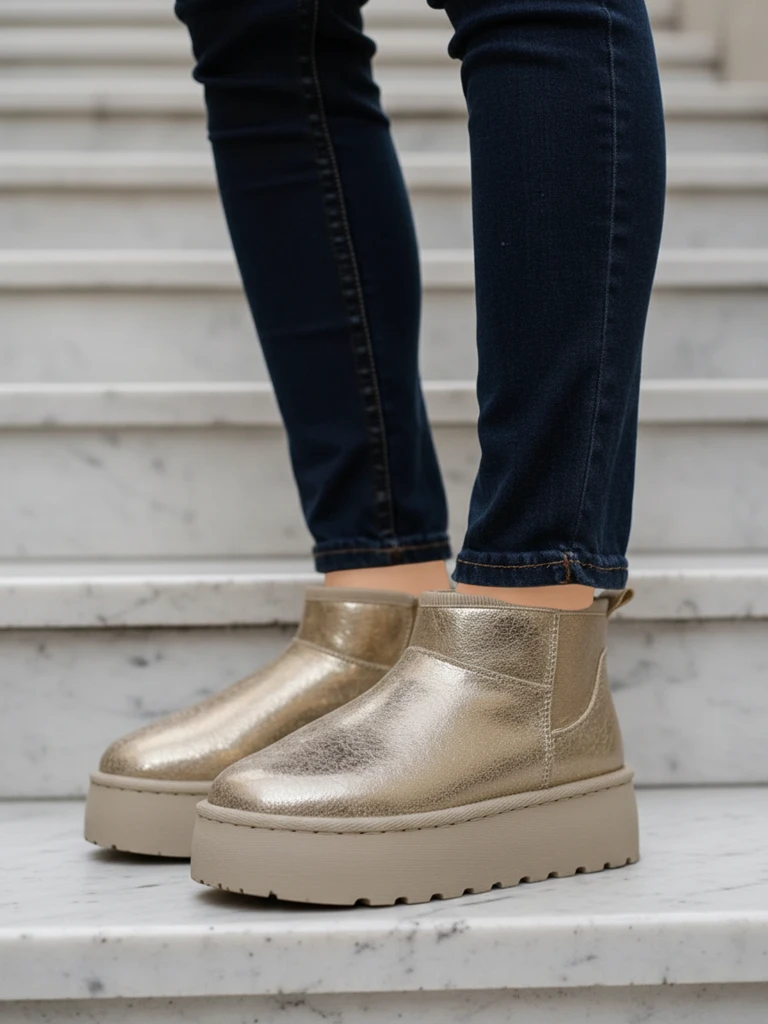 Royalfashion Women's platform snow boots a'la Dagodo