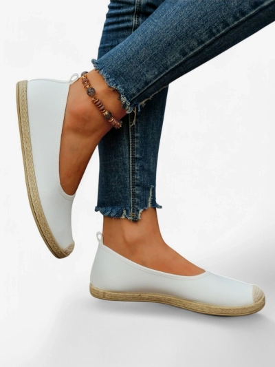 Royalfashion Sieviešu ekokožu espadrilles Aroles