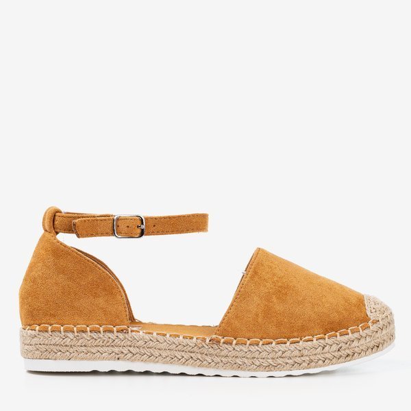 Brown women's platform espadrilles Citiva - Footwear