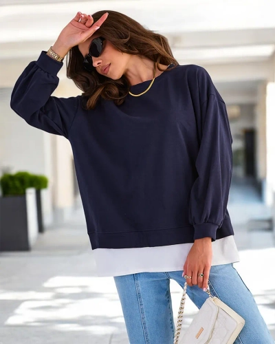 Royalfashion Sieviešu kokvilnas plānais džemperis