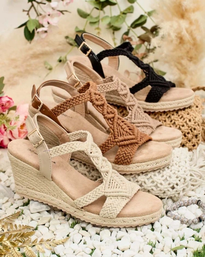 Royalfashion Sieviešu sandales Ovia uz enkura