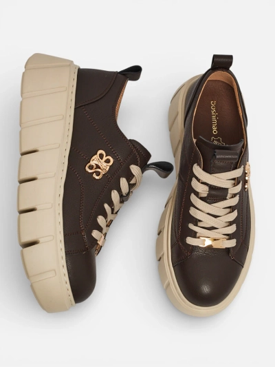 Women's Taures Natural Leather Sport Sneakers