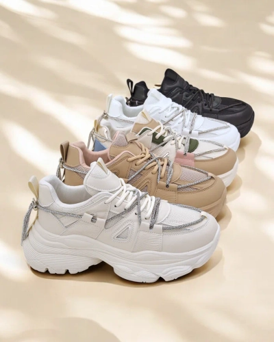 Royalfashion sieviešu sporta apavi uz bieza zole Reterri