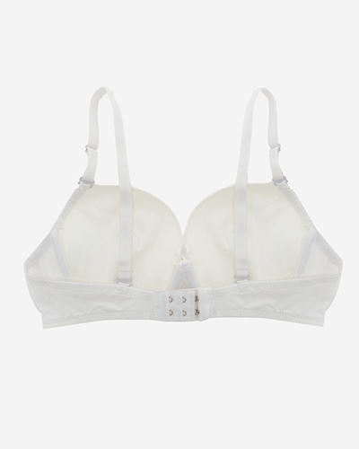 Ecru Women's push-up bra - Underwear