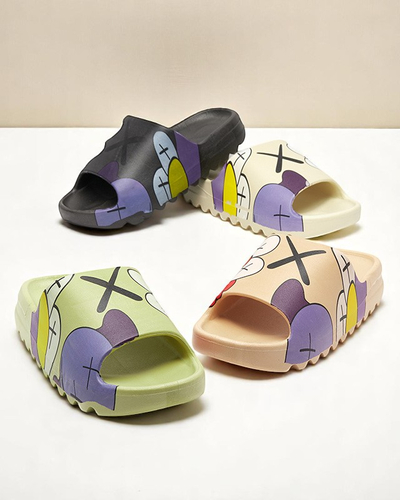 Flora Women's Sandals Cream Rubber Comfortable for Summer