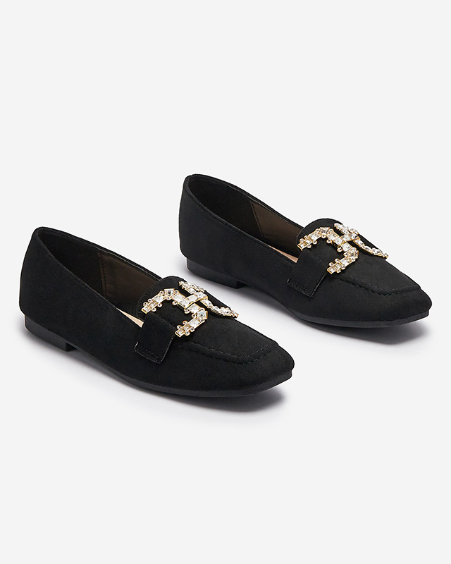 Sieviešu melni mokasīni Jaorica- Footwear