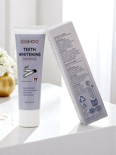 Stain-removing and whitening toothpaste