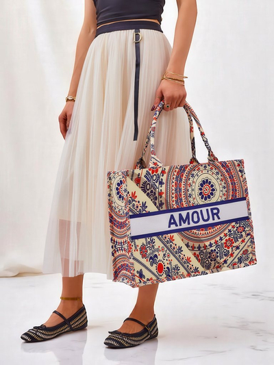 Royal Fashion Fabric Handbag Amour Vibes
