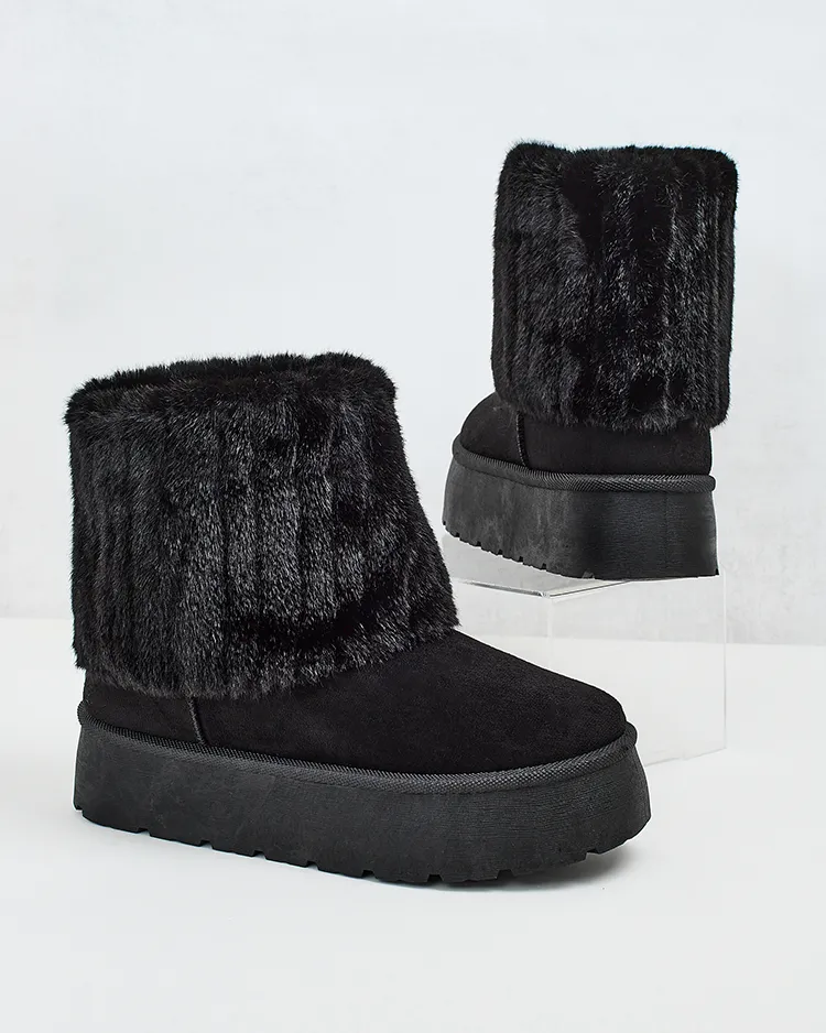 Royalfashion zābaki a'la sniega zābaki sievietēm Renutis