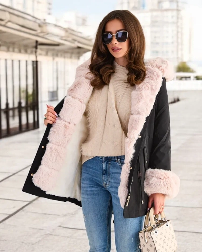 Royalfashion Long women's jacket