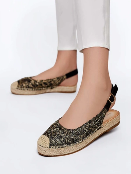 Royalfashion Women's espadrilles with decorative embroidery