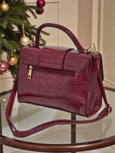 Patent Faux Leather Small Women's Handbag Orlina