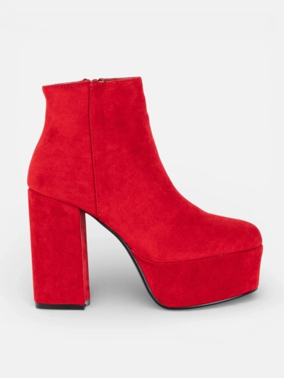 Red Allia high stiletto boots - Footwear