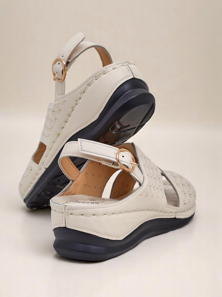 Royal Fashion Women's Comfort Chic Low Wedge Sandals