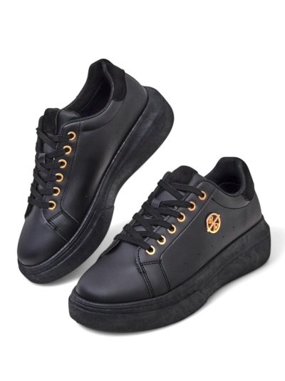 Erato Nero women's platform sneakers made of 5cm eco-leather