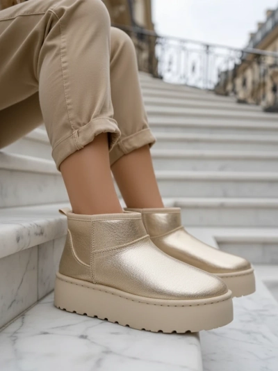 Royalfashion Women's platform snow boots a'la Dagodo