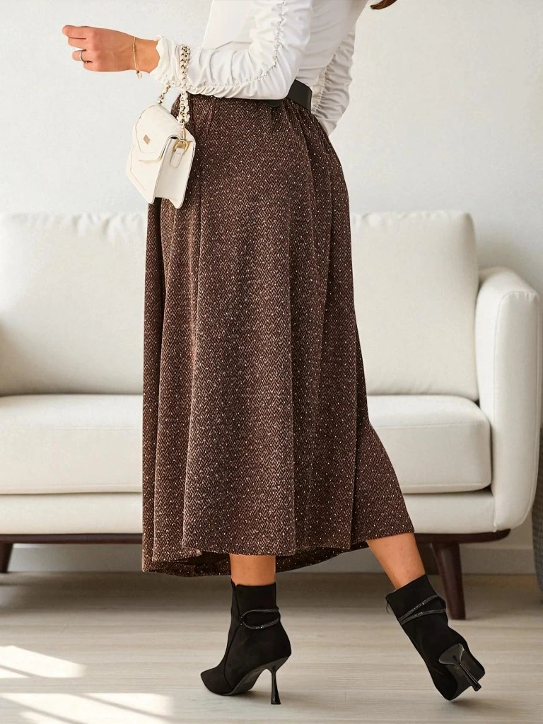 Женская юбка миди Royalfashion
