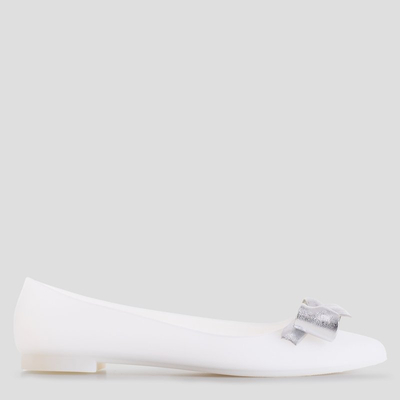 Women's white melissa with a Maritisa bow - Shoes