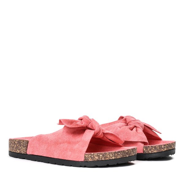 Pink Flip Flops with Summer Blow Bow - Footwear