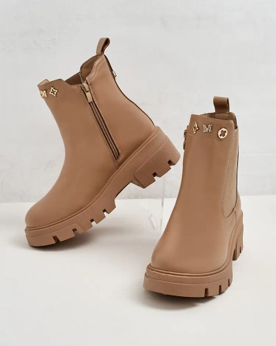 Royalfashion Women's boots on a thicker sole Gegri