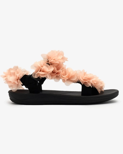 Royalfashion Powder women's sandals with flowers Alferroy