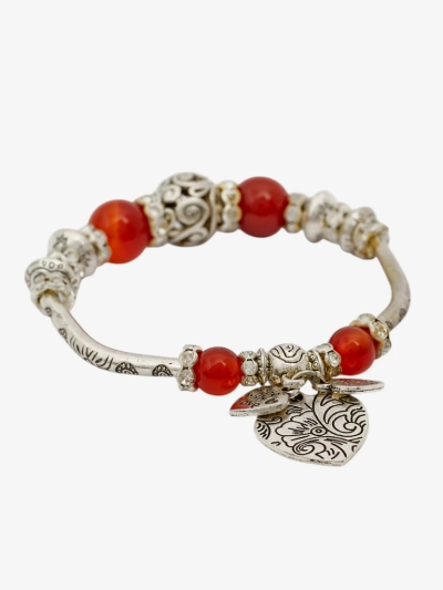 Sieviešu rokassprādze ar sirsniņām Heart Glitz