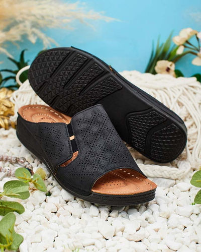 Royalfashion Women's Mino flat sole flip-flops